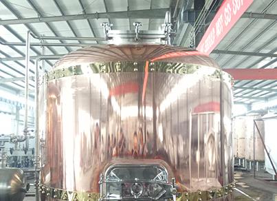 copper beer brewing equipment